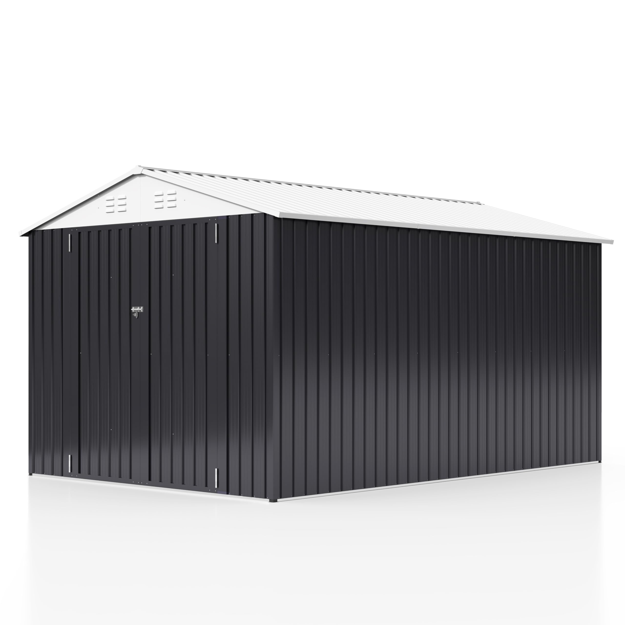 Amazon.com : Polar Aurora 8 x 12 FT Outdoor Storage Shed, Metal
